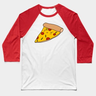 Grumpy Pizza Slice Baseball T-Shirt